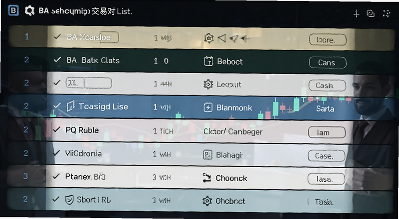 BA交易所交易对列表预览图