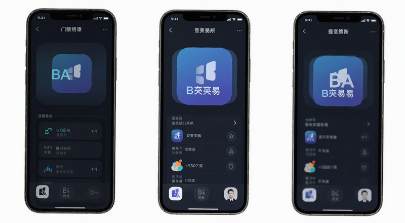 BA交易所APP界面预览图