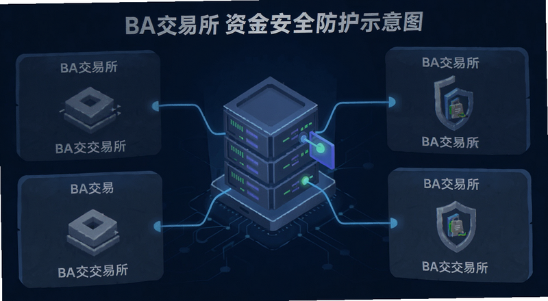BA交易所资金安全防护示意图