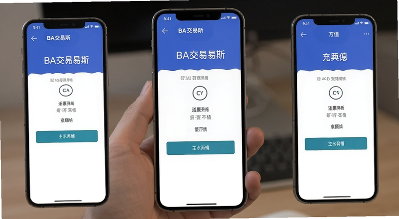 BA交易所充值页面手机端界面预览图