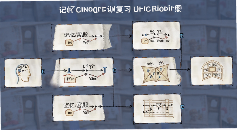 记忆宫殿训练复习巩固流程图