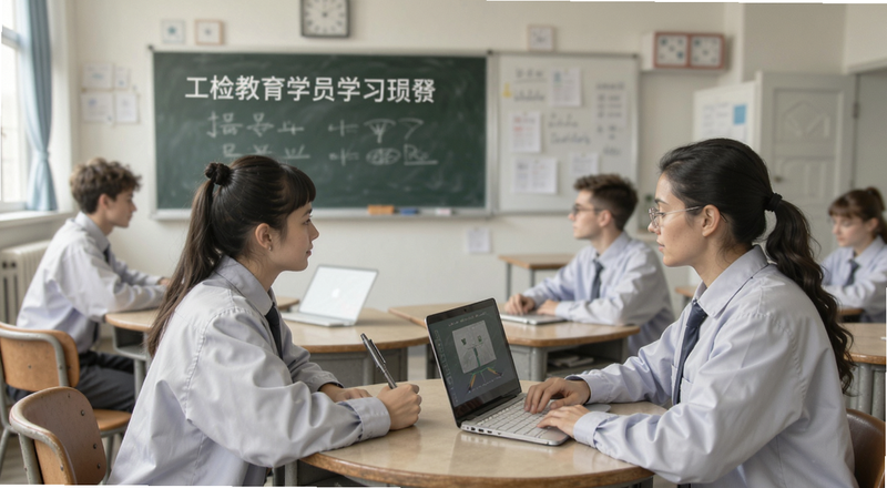工检教育学员学习场景预览图