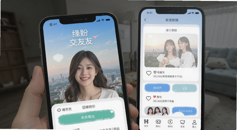 缘盼交友软件界面预览图