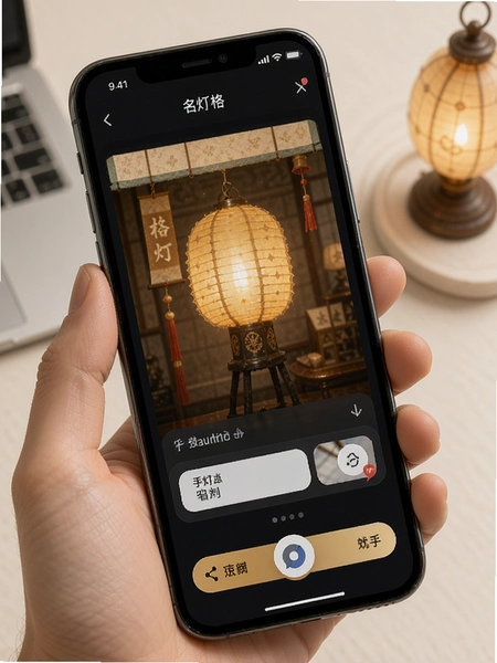 名灯格分销 手机运行界面