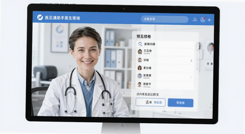 医见通助手医生端随访问卷发送记录预览图
