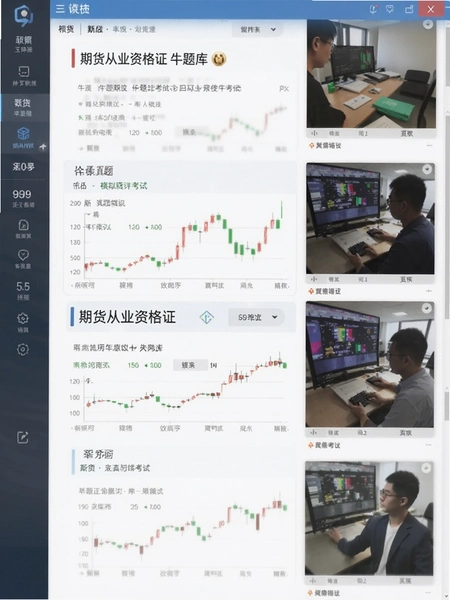 期货从业资格证牛题库历年真题模拟考试界面