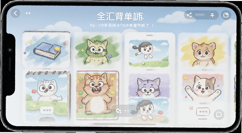全汇背单词音节拆分界面预览图