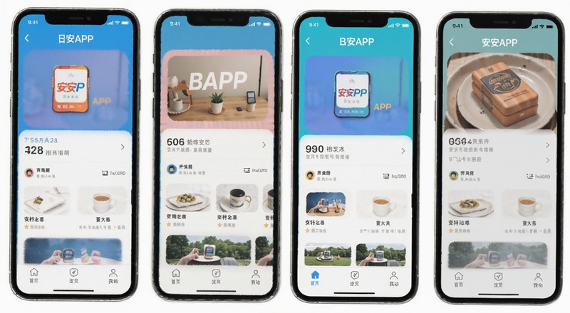 B安APP首页界面预览图