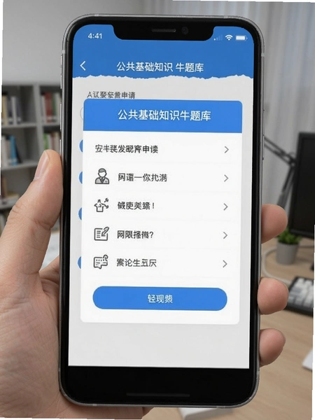 公共基础知识牛题库 安装权限申请界面预览图