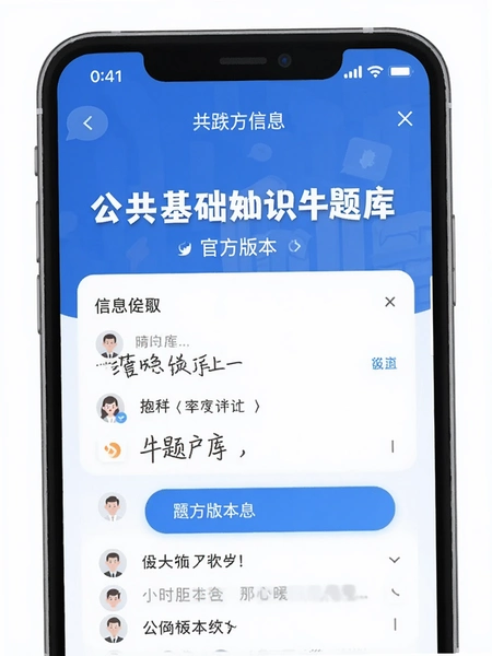 公共基础知识牛题库 官方版本信息页面