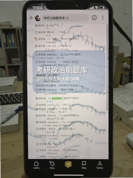 考研政治刷题库运行内存占用截图预览图