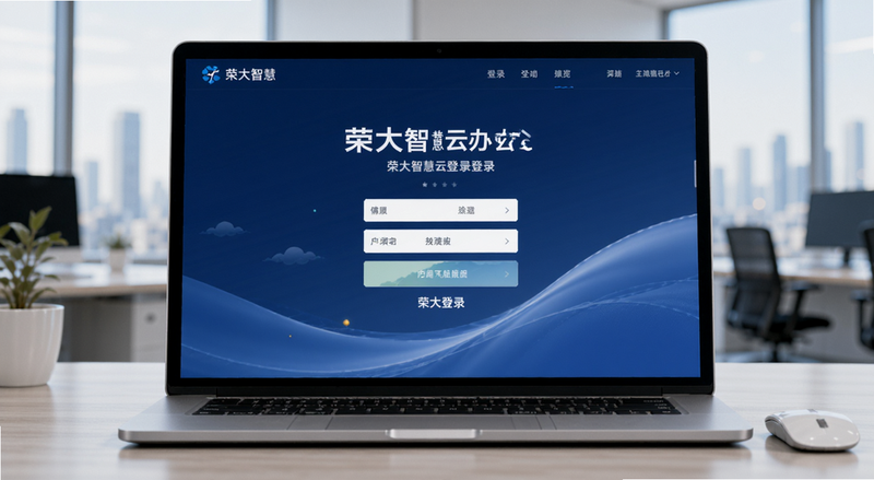 荣大智慧云办公登录界面预览图