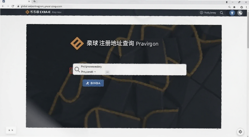 币安交易所全球注册地址查询界面预览图