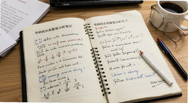 考研政治真题卷分析笔记图