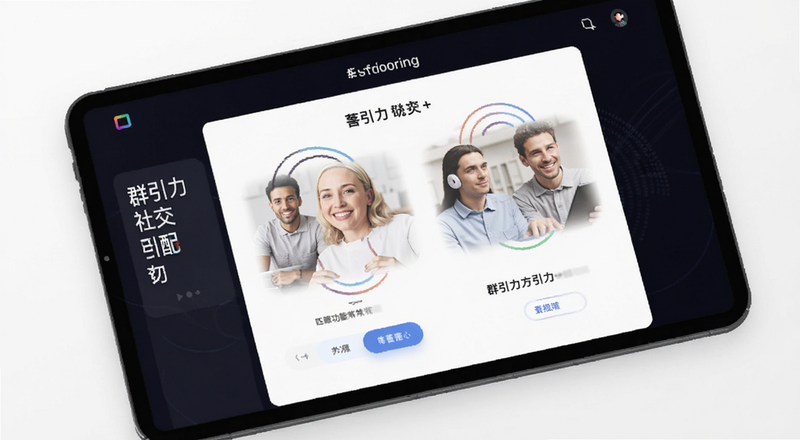 群引力社交引力匹配功能操作界面预览图