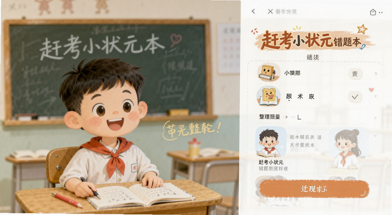 赶考小状元错题本整理界面预览图