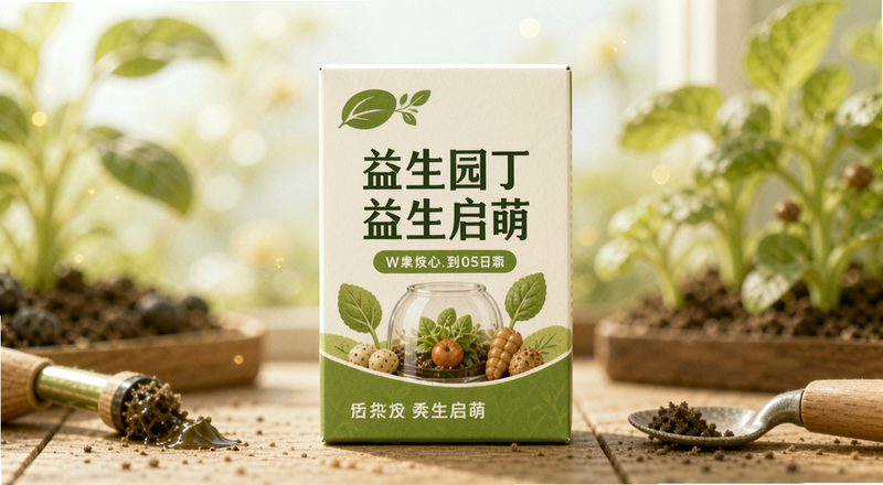 益生园丁益生启萌产品包装正面预览图