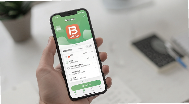 �ֻ���B��App��������չʾͼ