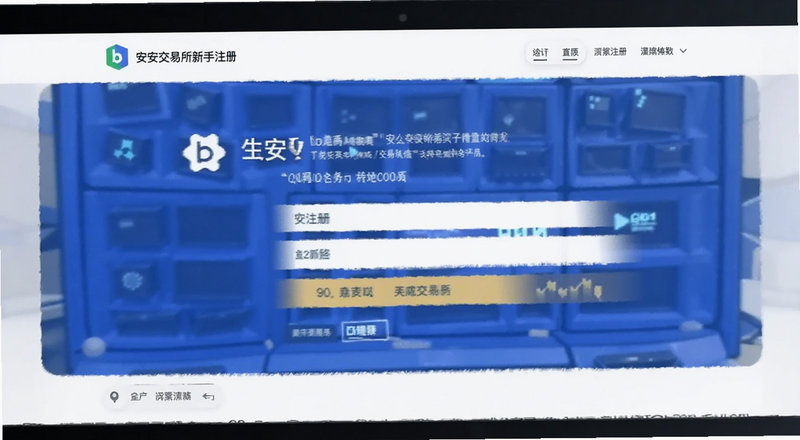 b安交易所新手注册页面预览图