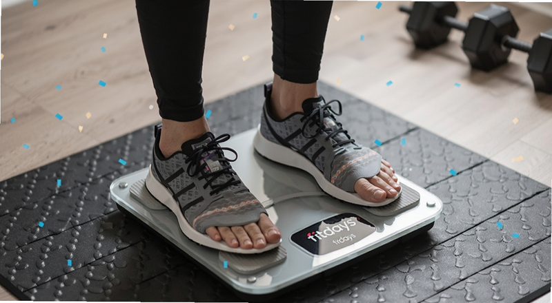 ��ȷվ����Fitdays��֬���ϵ�����ͼ