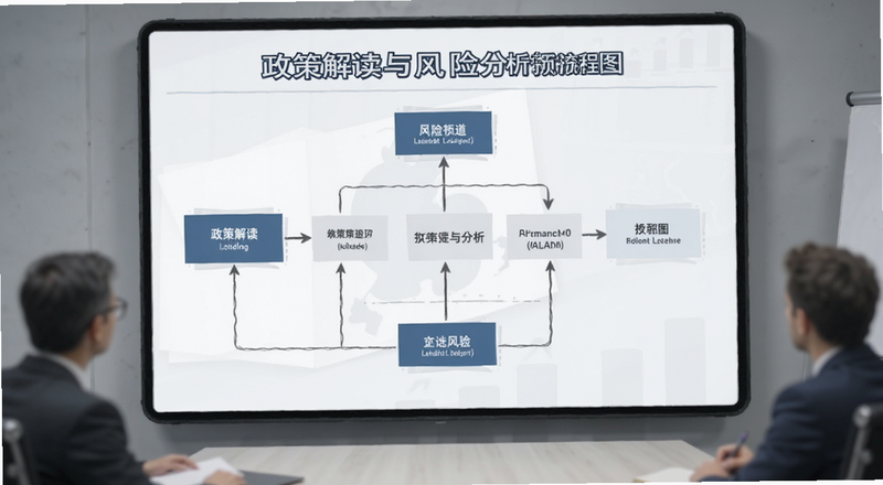 政策解读与风险分析流程图预览图