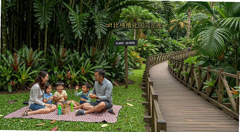 比南植物园家庭野餐与步道实景图|alt=