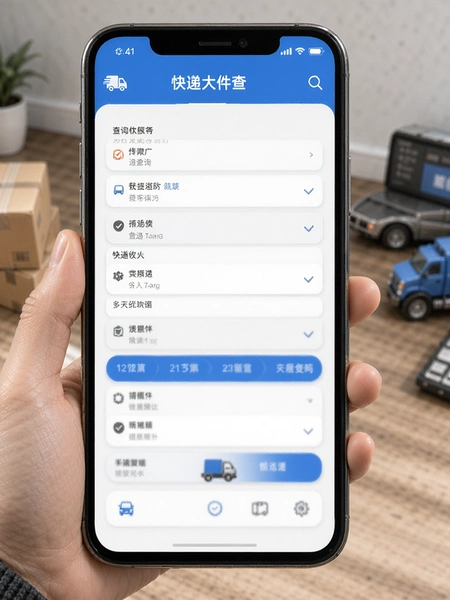 快递大全软件查询界面展示图