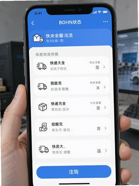 快递大全物流状态提醒设置界面