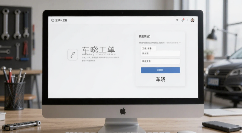 车晓工单登录注册界面预览图