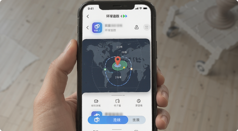 环球追踪APP实时定位界面预览图