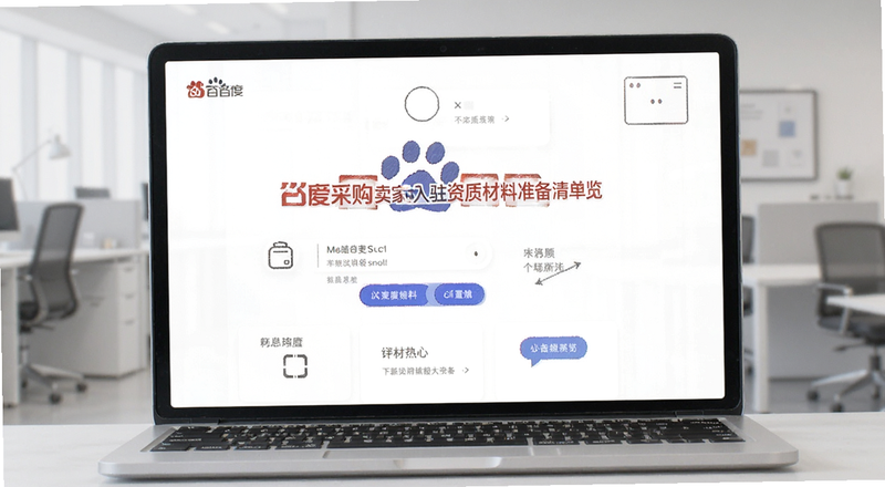 百度爱采购卖家版入驻资质材料准备清单预览图