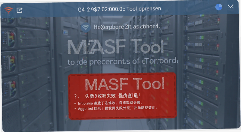 MASF Tool配网失败错误提示排查参考图