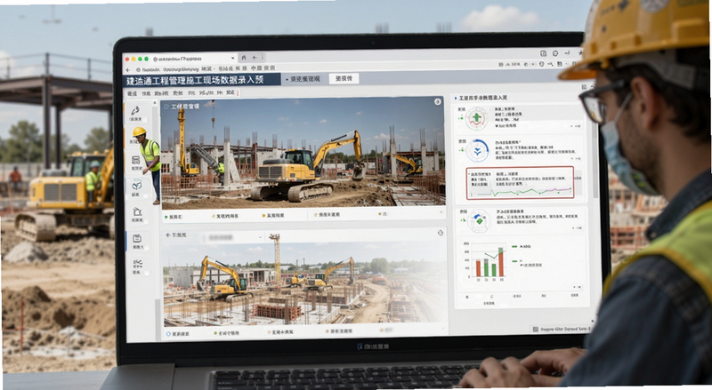 建造通工程管理施工现场数据录入预览图