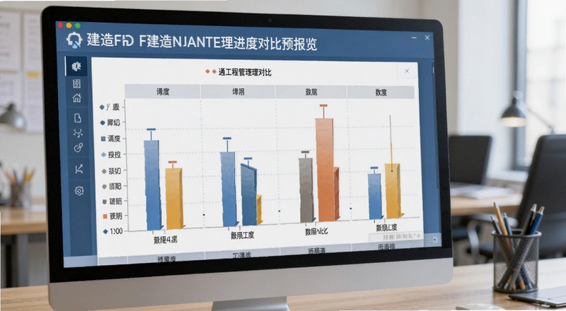 建造通工程管理进度对比报表预览图