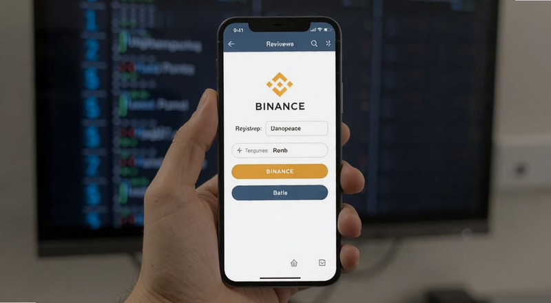 Binance�ֻ���ע��ҳ���ͼԤ��ͼ