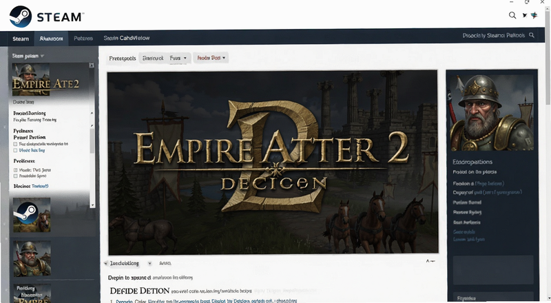 Steam商店搜索帝国时代2决定版页面预览图