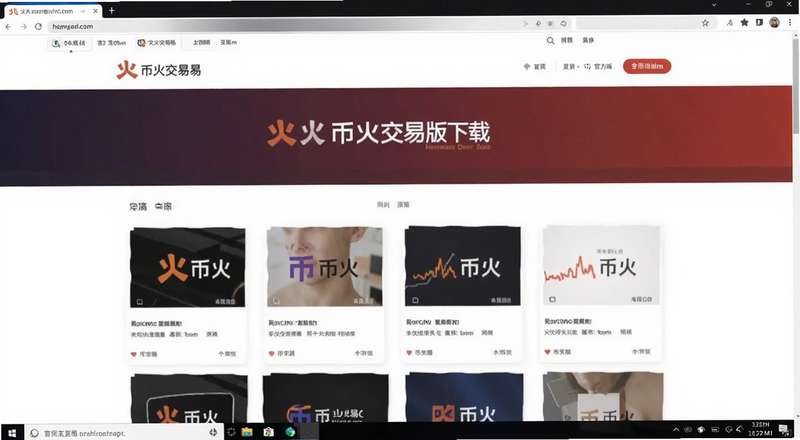 币火交易所官方版下载页面截图预览图