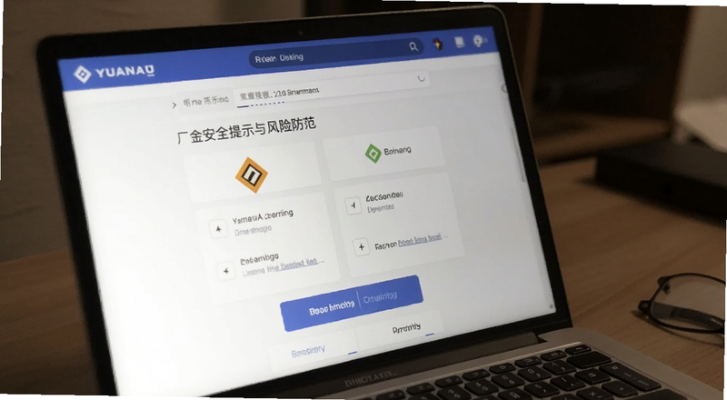 币安入金安全提示与风险防范界面预览图