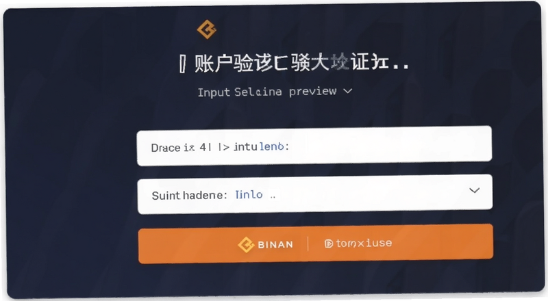币安账户二次验证输入界面预览图