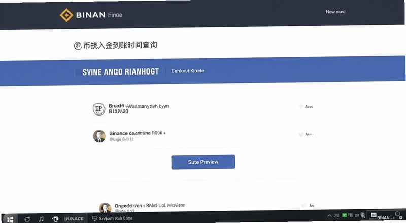 币安入金到账时间查询页面预览图