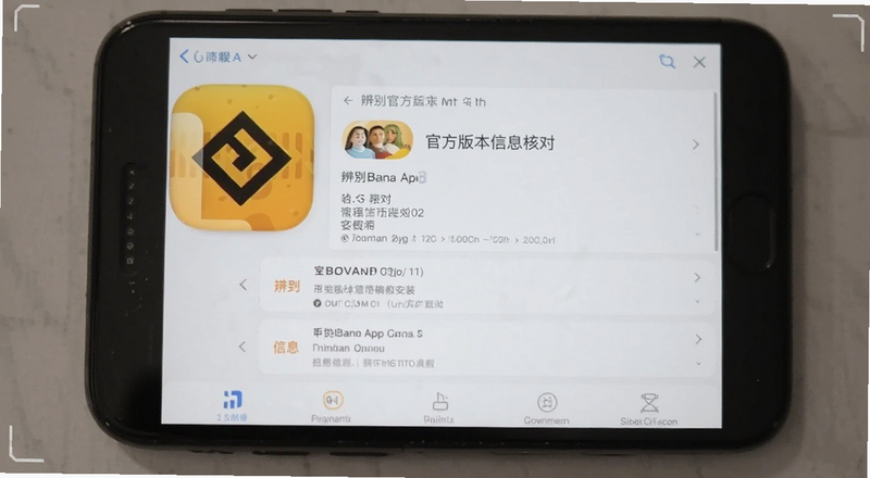 辨别币安App真假安装包-官方版本信息核对界面图