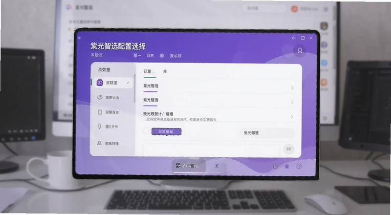 紫光智选配置选择界面预览图