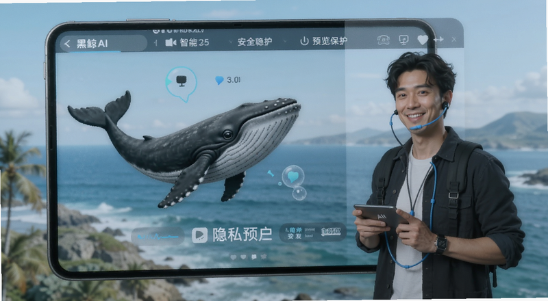 黑鲸AI智能交友安全设置与隐私保护预览图