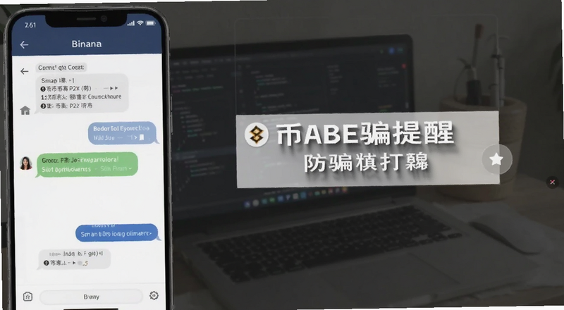 币安P2P订单聊天界面防骗提醒预览图