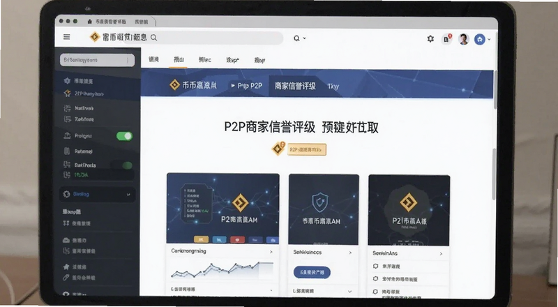 币安P2P商家信誉评级页面预览图