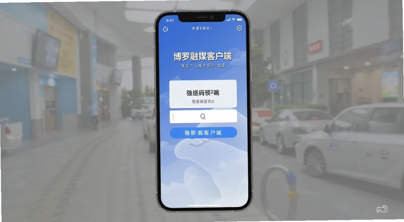 博罗融媒客户端登录界面验证码输入预览图