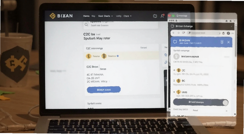 币安交易所C2C买币订单页面预览图