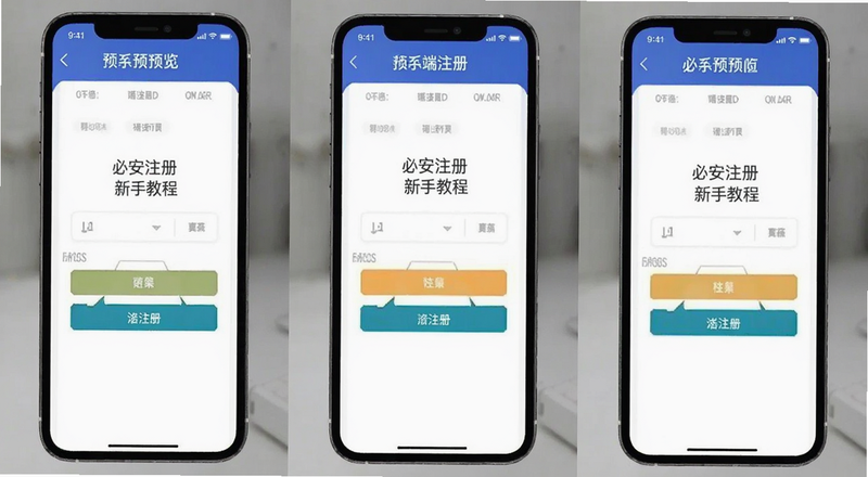 必安注册新手教程手机端注册页面预览图