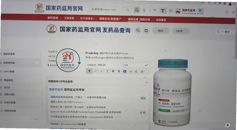 国家药监局官网药品查询页面预览图