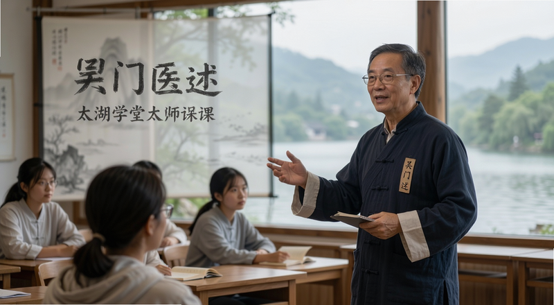 吴门医述太湖学堂讲师授课场景预览图